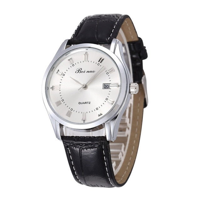 Leather Clock Quartz Watches